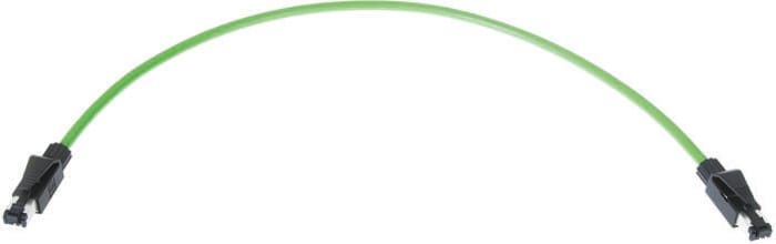 HARTING, 10m Cat5, Green RJ45 to Male RJ45 Male, U/FTP Shielded, Terminated PVC Sheath