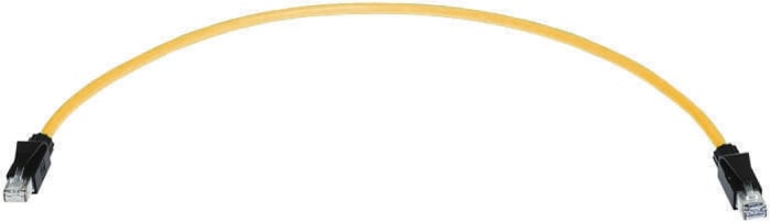 HARTING, 1.5m Cat6, Yellow RJ45 to Male RJ45 Male, U/FTP Shielded, Terminated PVC Sheath