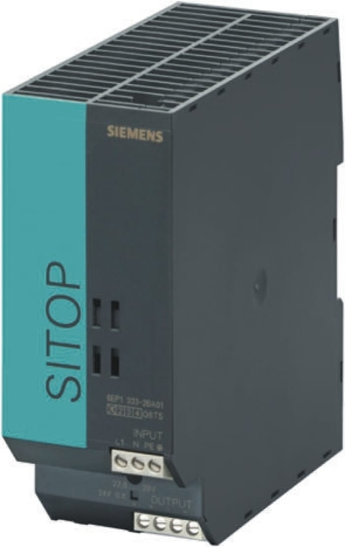 Siemens Switch Mode DIN Rail Panel Mount Power Supply, 5A Output, 144W