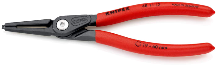 Knipex Circlip Pliers, 180 mm Overall, Straight Tip