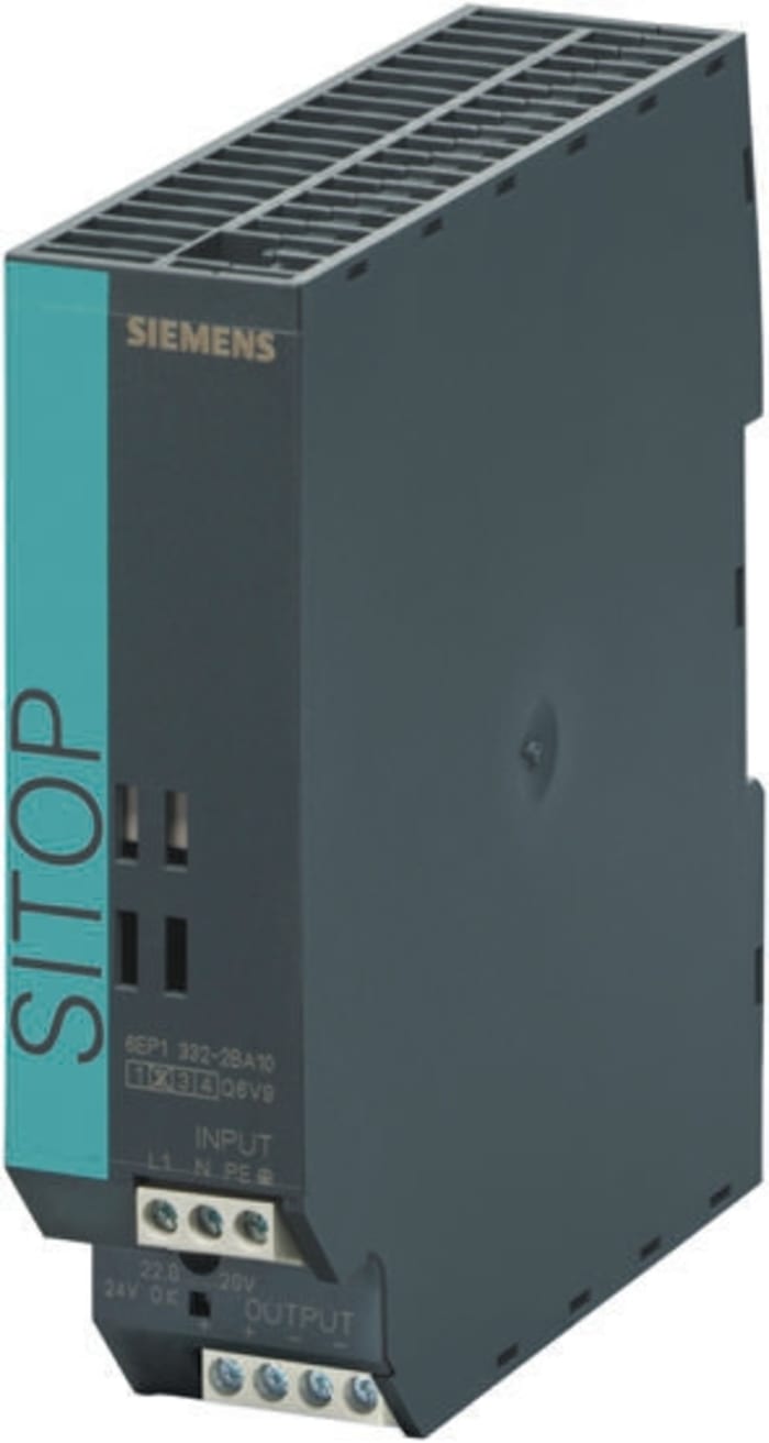 Siemens Switch Mode DIN Rail Panel Mount Power Supply, 2.5A Output, 60W
