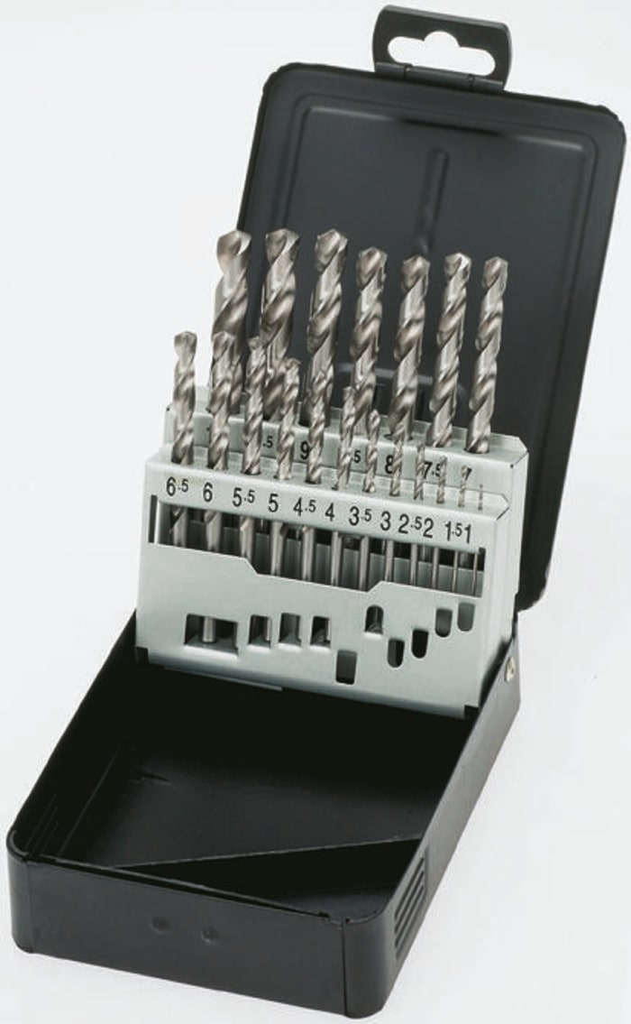 Tom Carrington & Son 20-Piece, 10mm Max, 1mm Min, HSS Bits