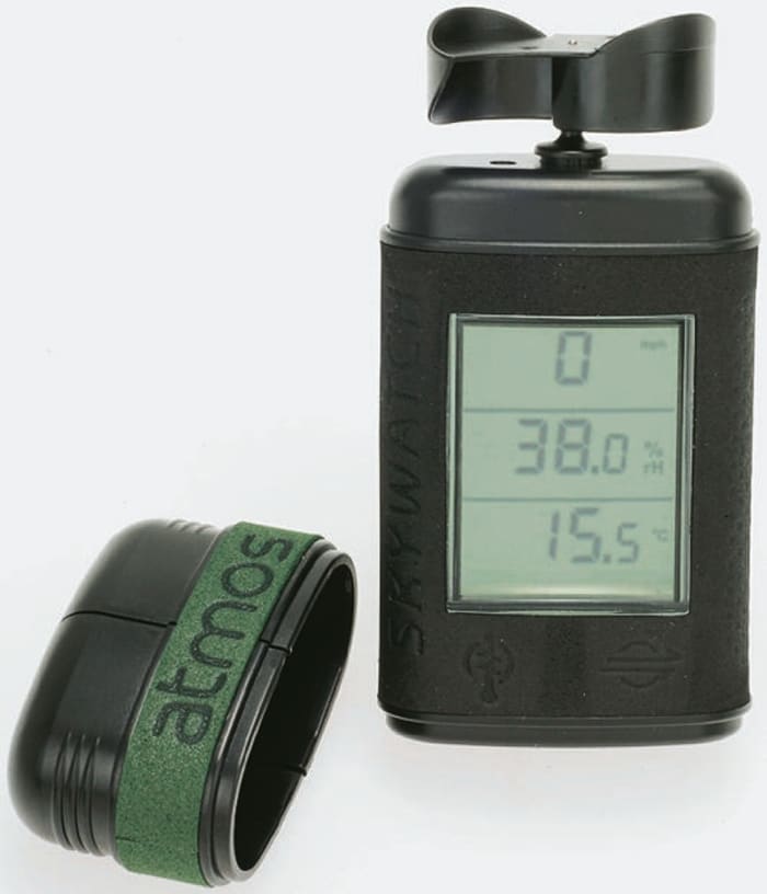 8888 ATMOS Impeller Anemometer, 41.66m/s Max, Measures Air Velocity, Humidity, Temperature