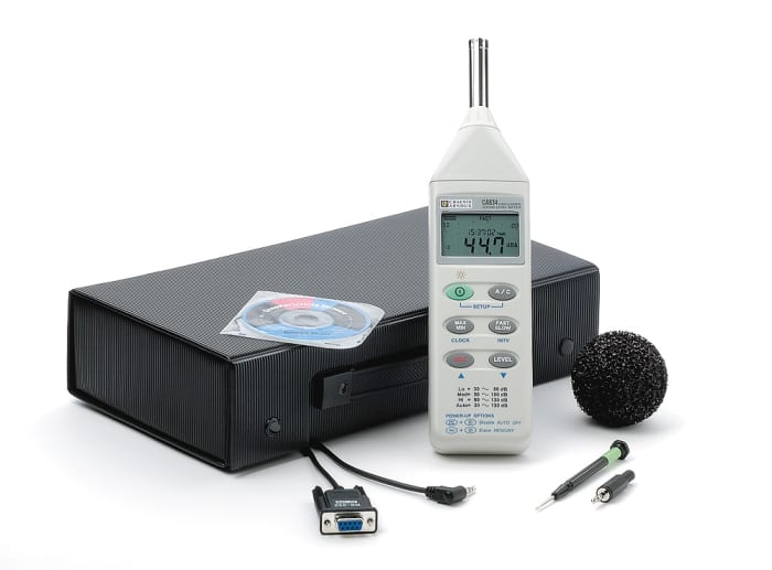 Chauvin Arnoux CA 834  Datalogging Sound Level Meter, 30dB to 130dB, 8kHz max