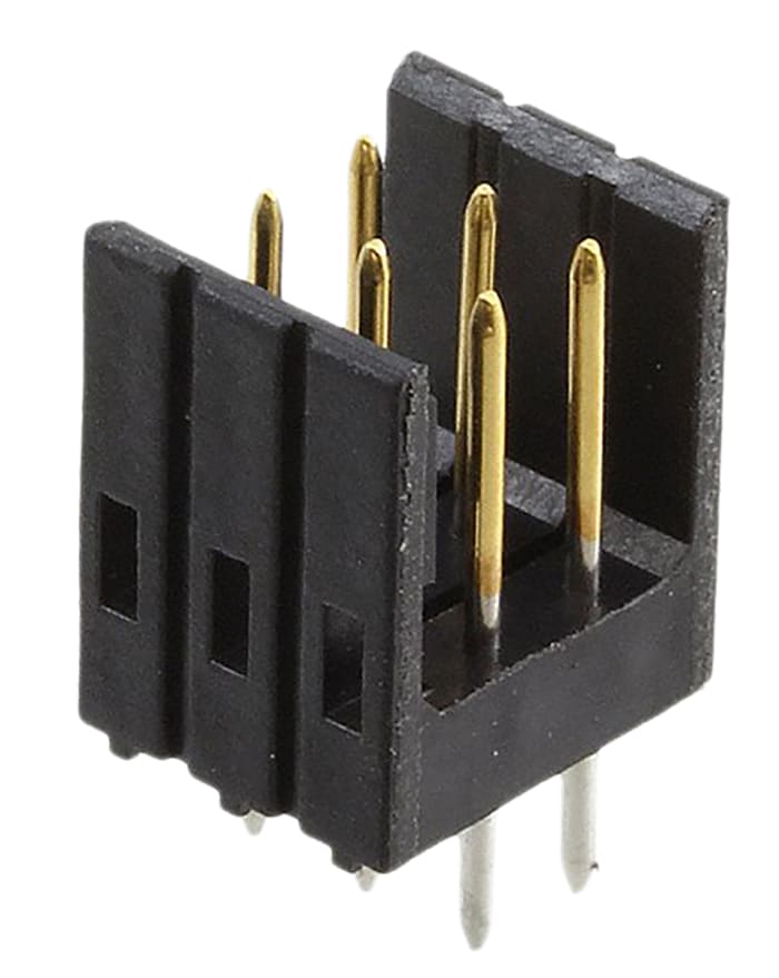Embases de circuit imprimé TE Connectivity, AMPMODU MOD II, 6 pôles , 2.54mm, 2 rangées , 3.0A, Droit