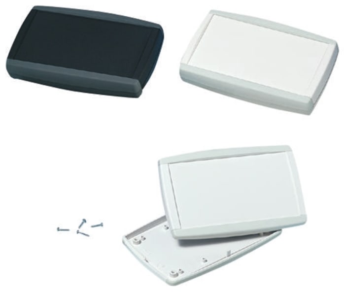 Boîtier OKW Teknet en ABS Gris, Blanc, dim. ext. 155 x 96 x 20.1mm