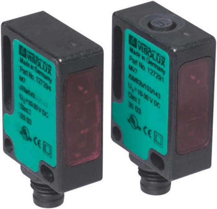 Pepperl + Fuchs Through Beam Photoelectric Sensor, Block Sensor, 3.5 m Detection Range