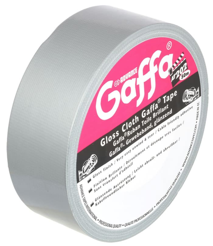 Scotch Gaffer Advance Tapes AT202 Argent, Brillant, 50m x 50mm x 0.22mm