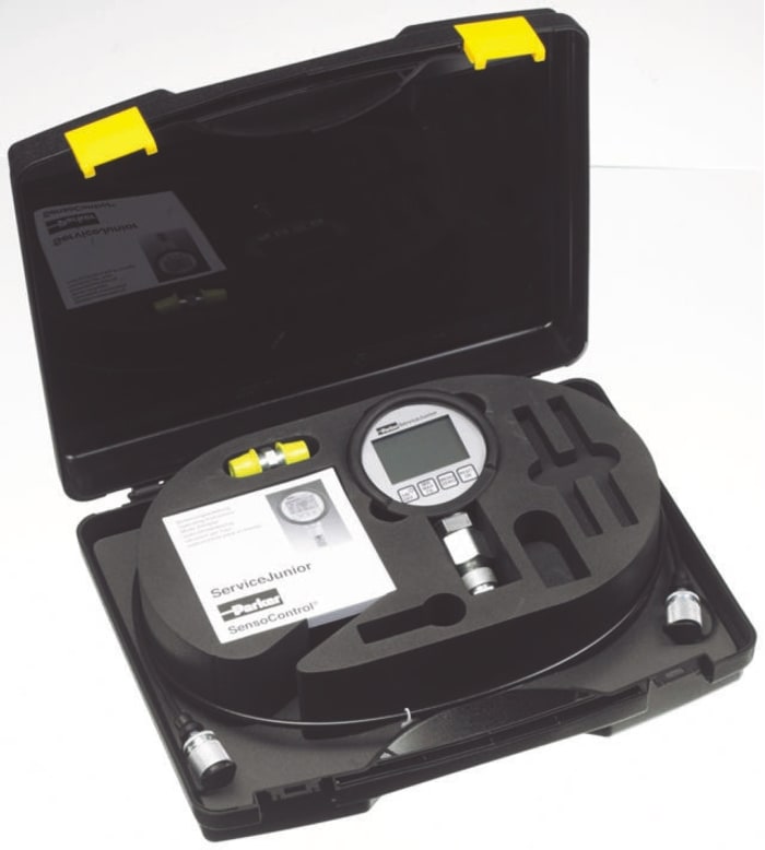 Parker Digital Pressure Gauge 600bar Bottom Entry, With RS Calibration
