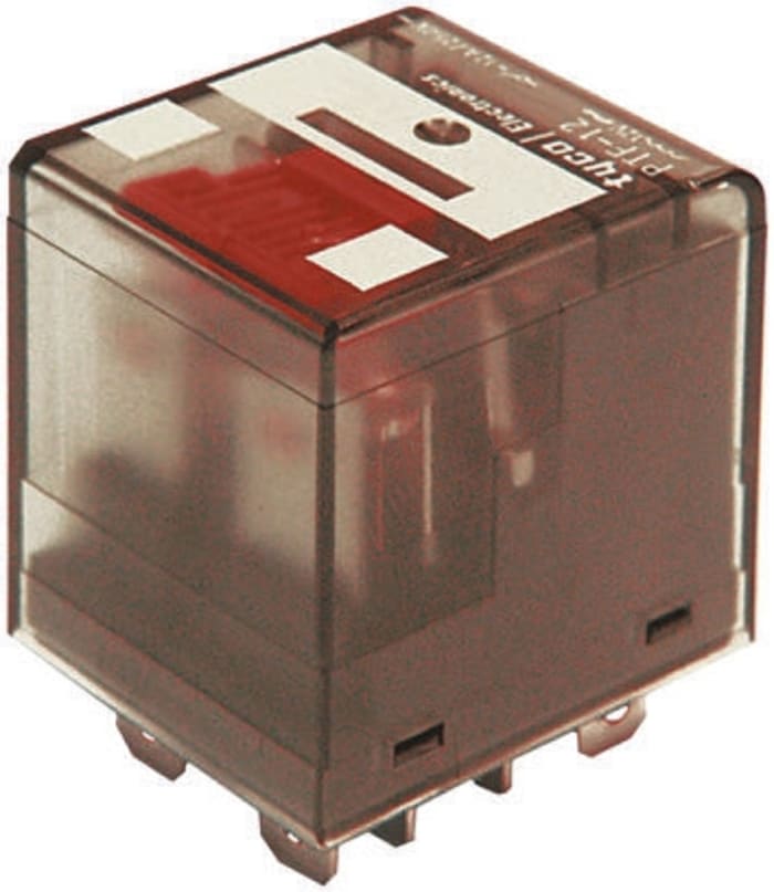 Relais TE Connectivity, 2 RT, bobine 230V c.a. Montage sur CI 1.1W