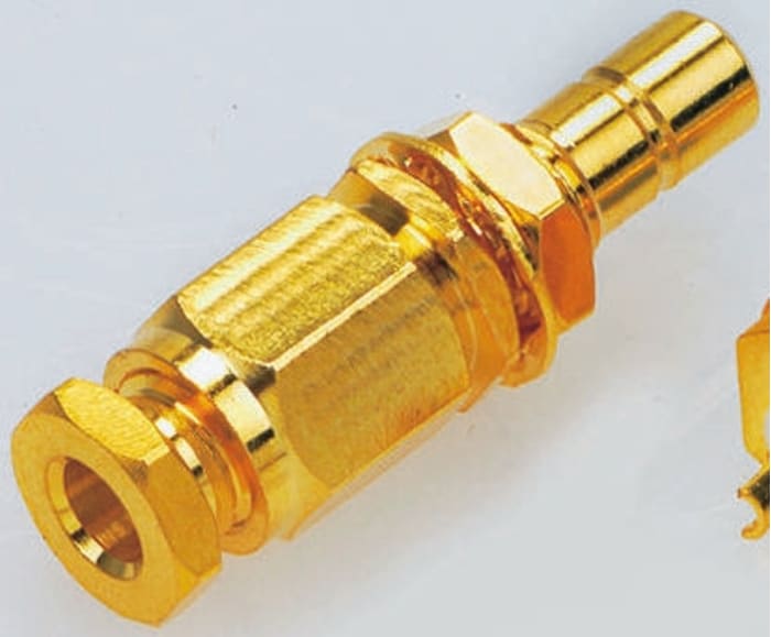 TE Connectivity, jack Cable Mount, 50Ω, Solder Termination, Straight Body