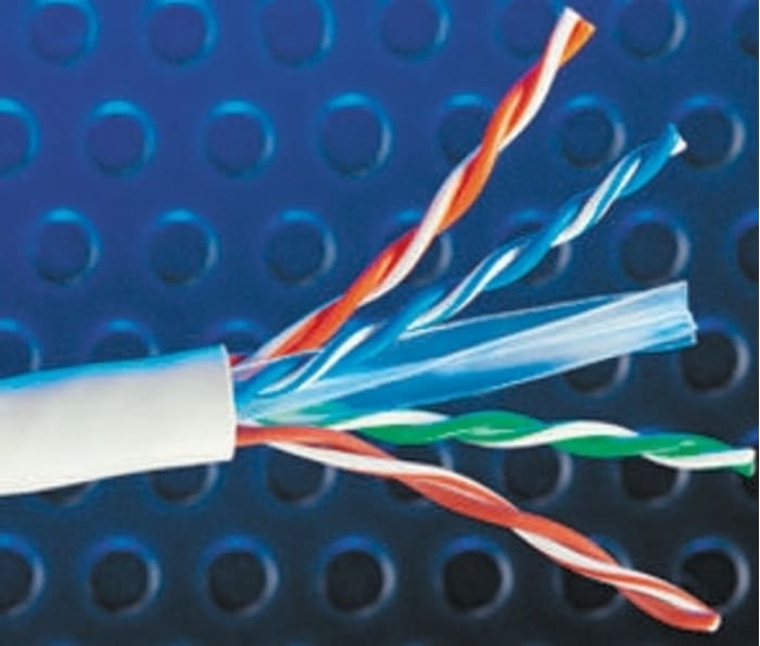 Krone Cat6 Cable, U/UTP, Orange LSZH Sheath