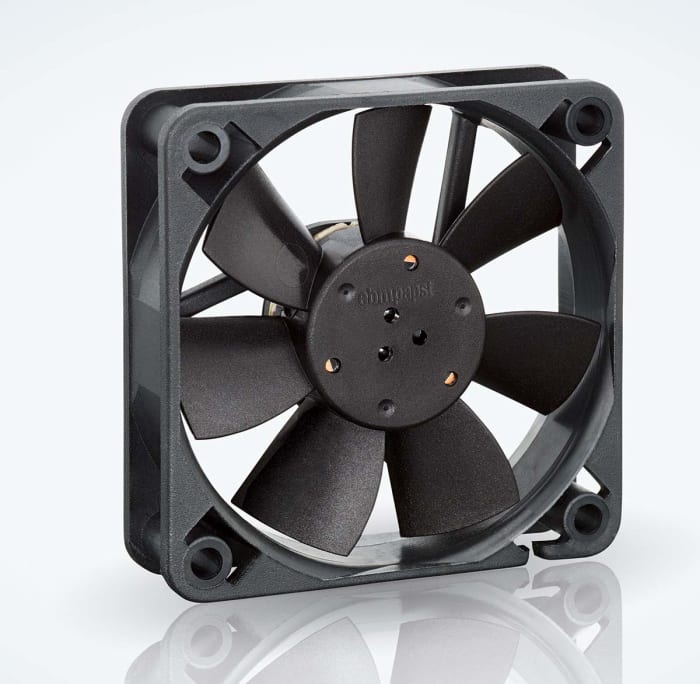 Axiální ventilátor, řada: 600 F DC, 60 x 60 x 15mm, průtok vzduchu: 29m³/h 1.2W 5 V DC Čtvercový
