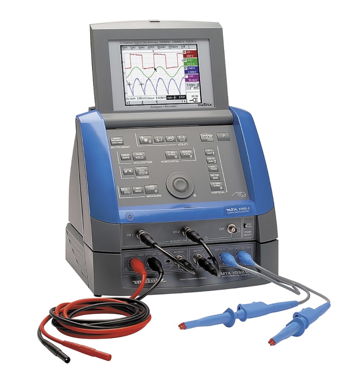 Metrix MTX 1032-C Oscilloscope Probe, Differential Type, 50MHz, 1:10, 1:100, BNC Connector