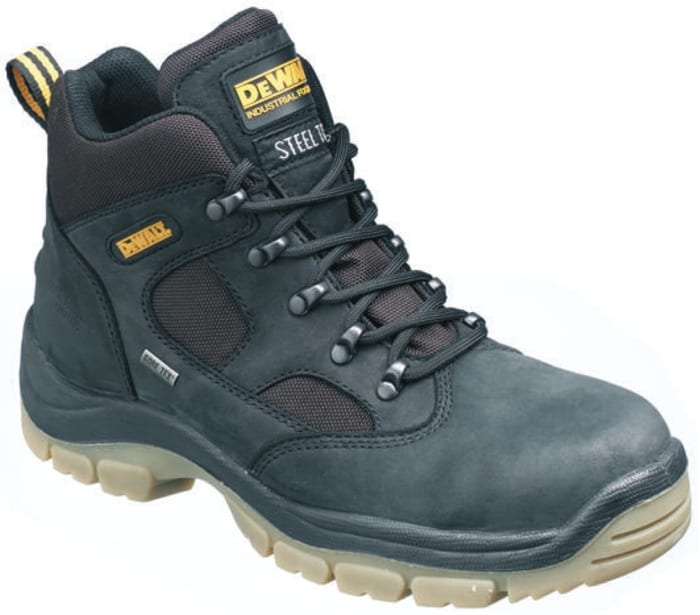 Black Challenger 4 9 DeWALT DeWALT Challenger Black Steel Toe Capped Men s Safety Boots UK 9 EU 43 863 8082 RS Components