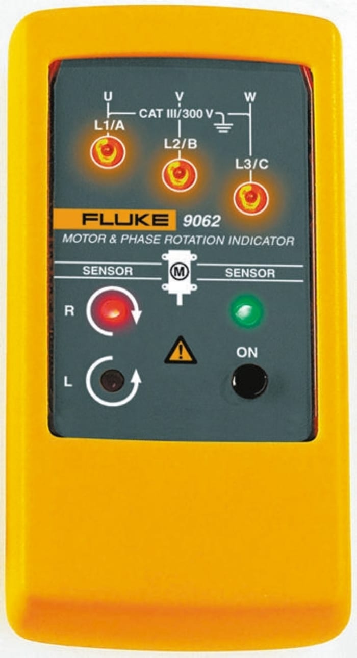 Tester sledu fází Zkušební sonda CAT III 300 V, typ displeje: LED 400Hz 400V ac, číslo modelu: 9062 Fluke