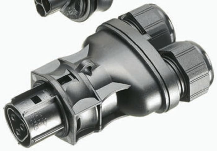 Konektor pro osvětlení, řada: RST20i3 Kruhové dvojče, Samice, Kabelová montáž, 20A, 250 V