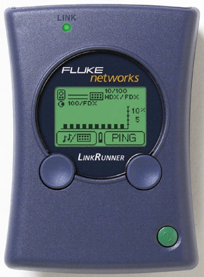 Fluke Networks Network Tester RJ11, RJ45, LINKRUNNER