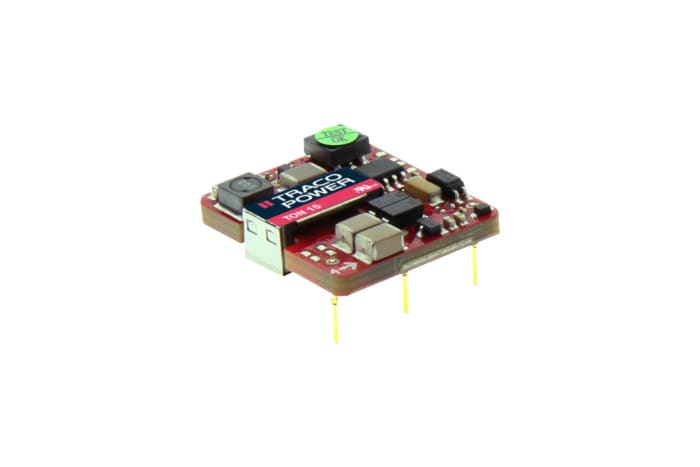 TRACOPOWER TON 15 DC-DC Converter, 12V dc/ 1.25A Output, 18 → 36 V dc Input, 15W, Through Hole, +85°C Max Temp