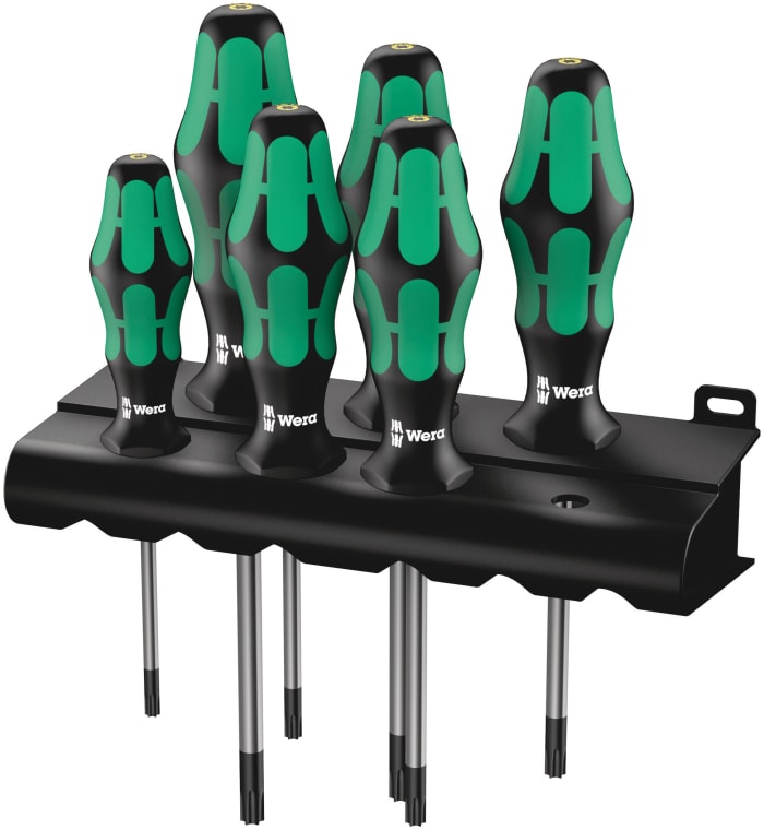 Wera Kraftform Plus 300 Torx Screwdriver Set, 6-Piece