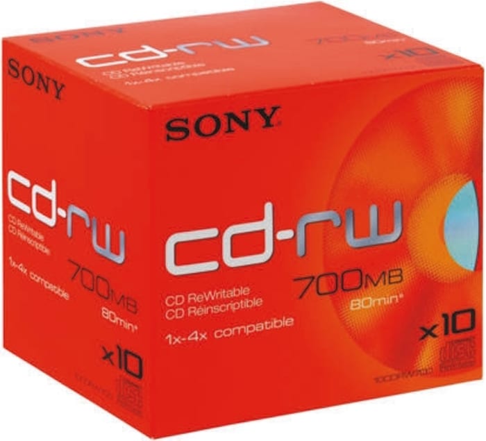 Sony CD-RW CD 10'lu 4X 700 MB