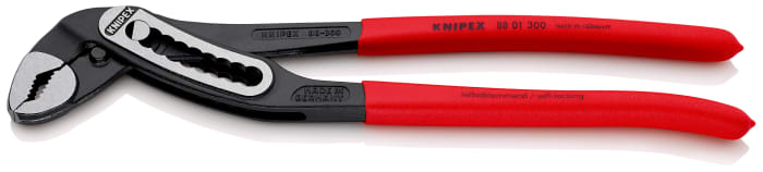 Knipex Alligator® Water Pump Pliers, 300 mm Overall, Flat, Straight Tip, 60mm Jaw