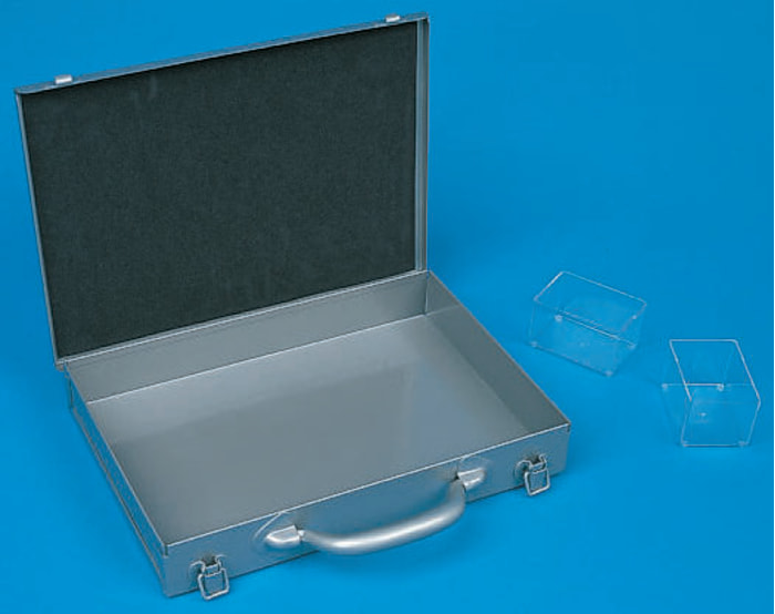 RS PRO Gri Çelik Malzeme Kutusu, 48mm x 435mm x 318mm