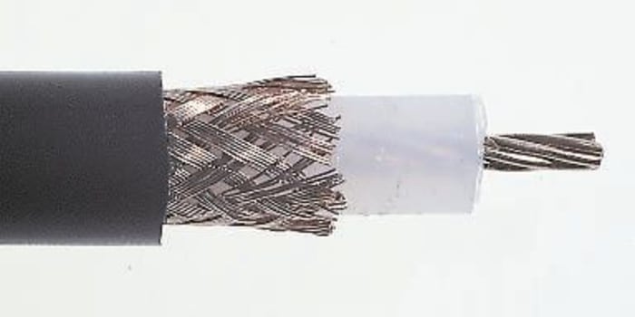 Koaxiální kabel URM67, Černá Polyvinylchlorid PVC, vnější průměr: 10.3mm 50m Belden Bez koncovky