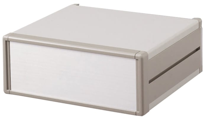 Takachi Electric Industrial MO Light Grey Aluminium Project Box, 450 x 430 x 222mm