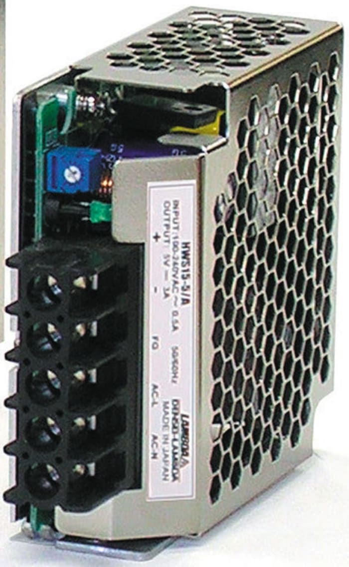TDK-Lambda Embedded Switch Mode Power Supply (SMPS), HWS150-12A, 12V dc, 13A, 156W, 1 Output, 120 → 370 V dc, 85