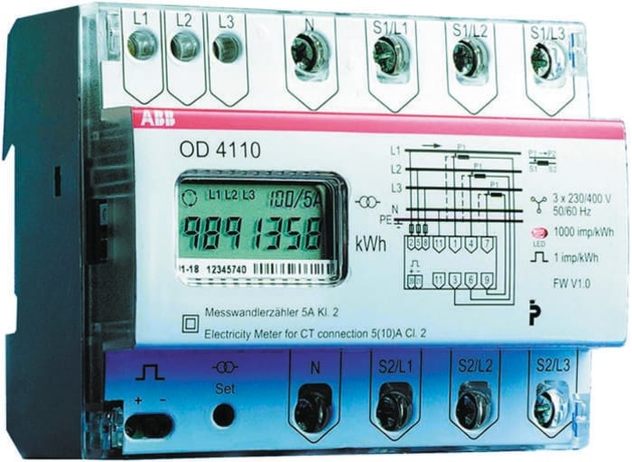 ABB 3 Phase LCD Energy Meter