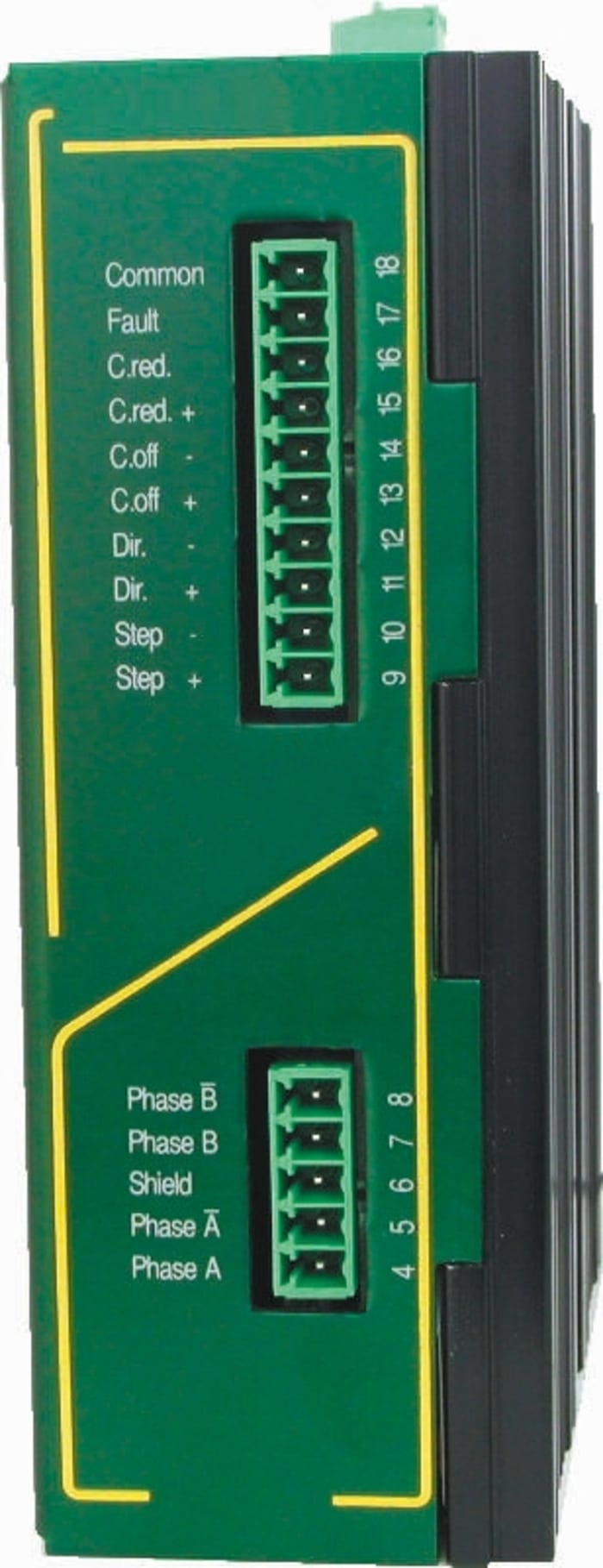 RS PRO Stepper Motor Controller 6 A, 24 → 60V ac, 112.5 x 46.5 x 153.5mm
