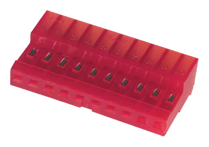 TE Connectivity 10-Way IDC Connector Female for Cable, 1 Row