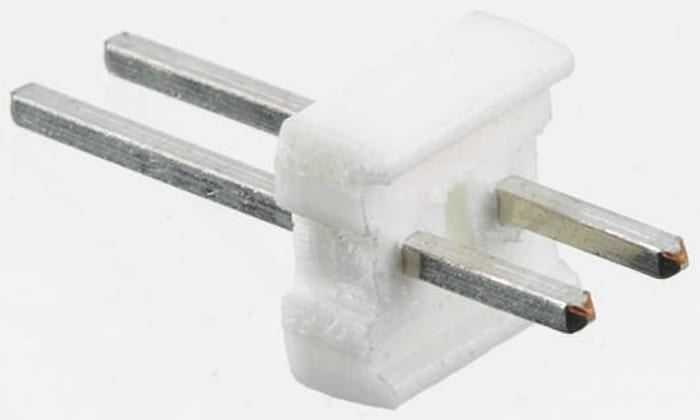 TE Connectivity MTA-100 Series Straight Through Hole PCB Header, 3 Contact(s), 2.54mm Pitch, 1 Row(s)
