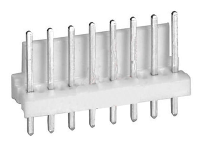 Embase à broches TE Connectivity, MTA-100, 8 pôles , 2.54mm 1 rangée, 5.0A, Droit