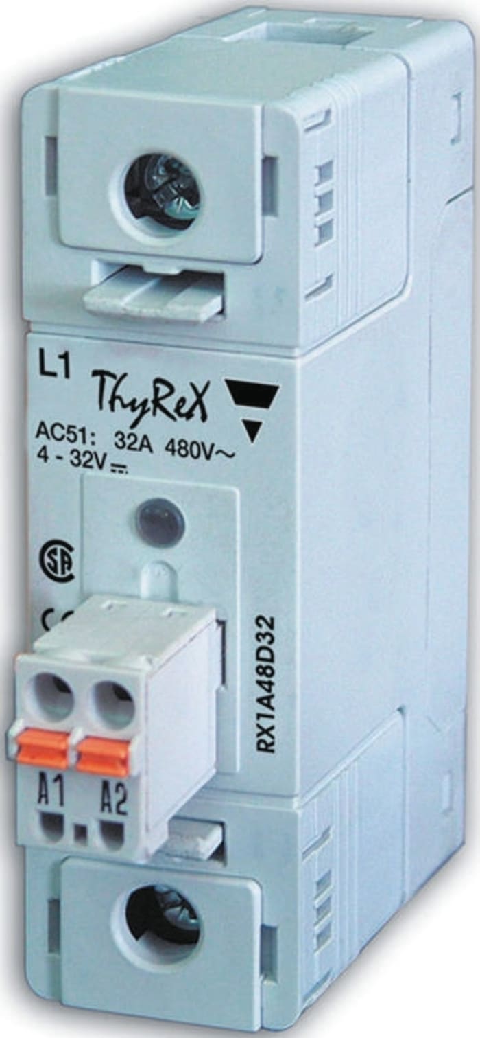 Carlo Gavazzi RX Series Solid State Relay, 25 A Load, PCB Mount, 265 V Load, 275 V Control
