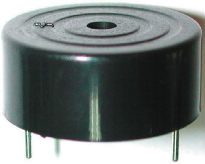 Kingstate 85dB Through Hole Continuous Internal Buzzer, 23.3 (Dia.) x 10.2mm, 8V dc Min, 18V dc Max