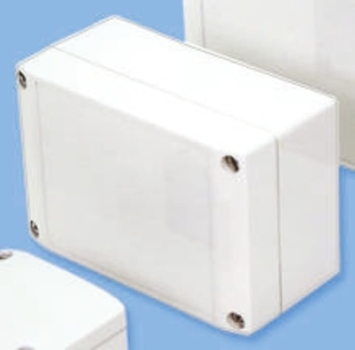 ROLEC Technobox Series Grey ABS Enclosure, IP66, Grey Lid, 241 x 161 x 80mm