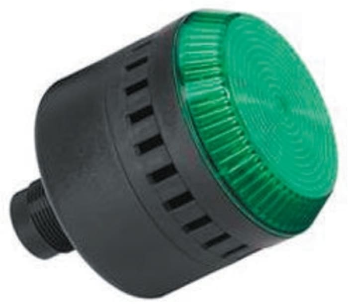 Allen Bradley 855PC Series Green Sounder Beacon, 24 V ac/dc, Panel Mount, 103dB at 1 Metre