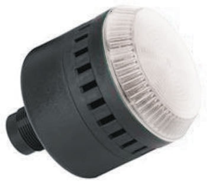 Allen Bradley 855PC Series Clear Sounder Beacon, 24 V ac/dc, Panel Mount, 103dB at 1 Metre