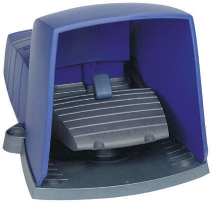 Schneider Electric Industrial Duty Momentary On-Off Foot Switch - Plastic Case Material, 2NO/2NC, 270 mA @ 250 V dc, 3