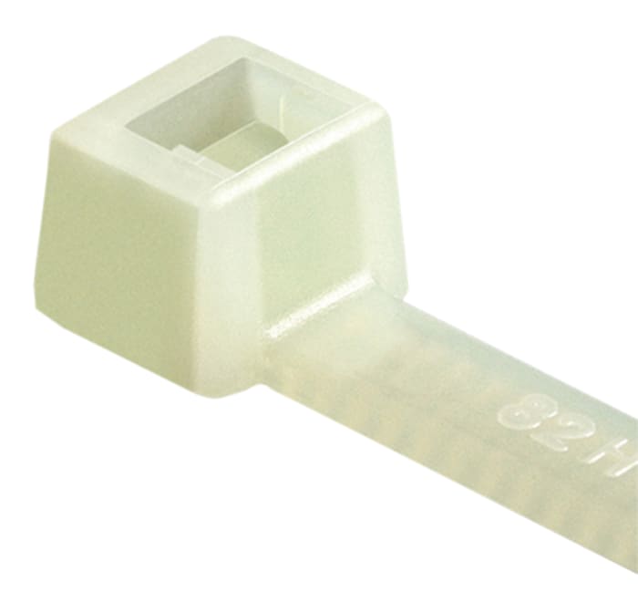 Serre-câble HellermannTyton T120M, 460mm x 7.6 mm, Naturel, en Polyamide 6.6 (PA66), x 100