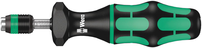Wera Adjustable Hex Torque Screwdriver, 0.3 → 1.2Nm, 1/4 in Drive, ±6 % Accuracy