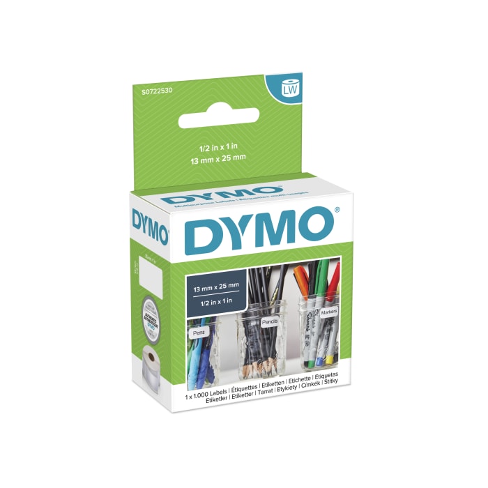Rouleau étiquette Dymo pour Dymo 450, Dymo 450 Duo, Dymo 450 Turbo, Dymo 450 Twin Turbo, Dymo 4XL, Dymo Wireless
