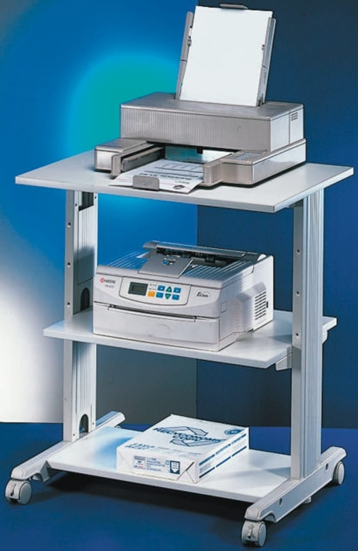 Roline 3 Shelf Printer Stand, 30kg Max. Load