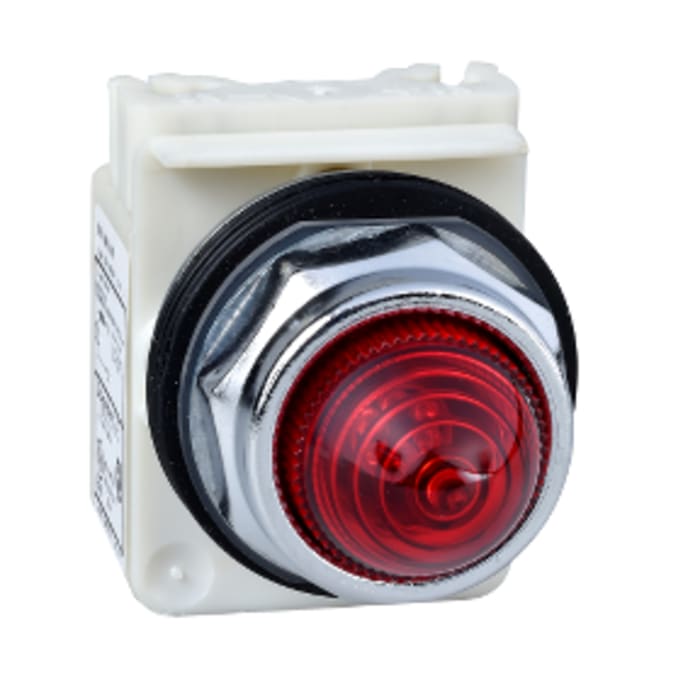 Voyant lumineux LED Schneider Electric Rouge 24V c.a. / V c.c., Ø découpe 30mm, IP66