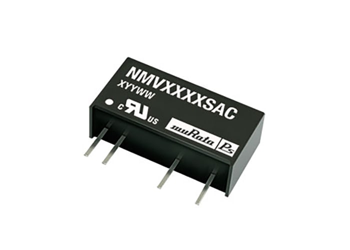 Murata Power Solutions NMV DC-DC Converter, 12V dc/ 84mA Output, 10.8 → 13.2 V dc Input, 1W, Through Hole, +85°C