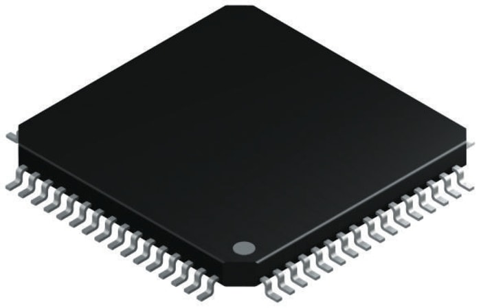 Microchip dsPIC33EP256MU806-I/PT, 16bit DSC, PIC Microcontroller, DSPIC33EP, 60MIPS, 280 kB Flash, 64-Pin TQFP