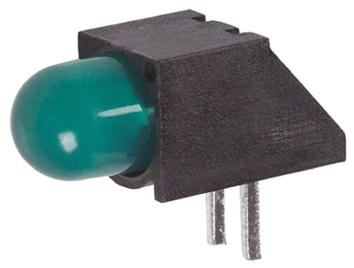 Dialight 550-0707F, Green Right Angle PCB LED Indicator, Through Hole 7.5 V