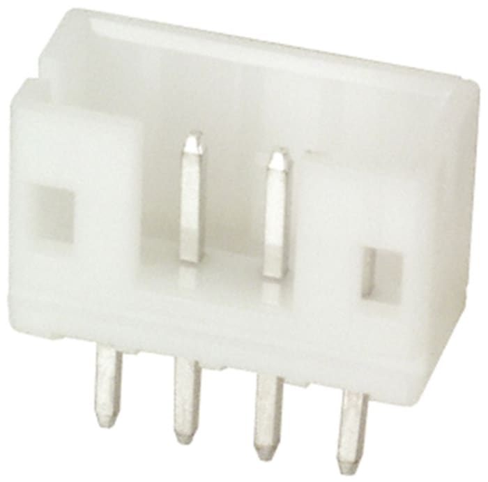 JST PH Series Straight Through Hole PCB Header, 4 Contact(s), 2mm Pitch, 1 Row(s)